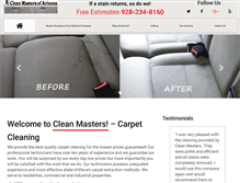 Tablet Screenshot of cleanmastersaz.com